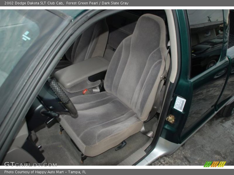 Forest Green Pearl / Dark Slate Gray 2002 Dodge Dakota SLT Club Cab