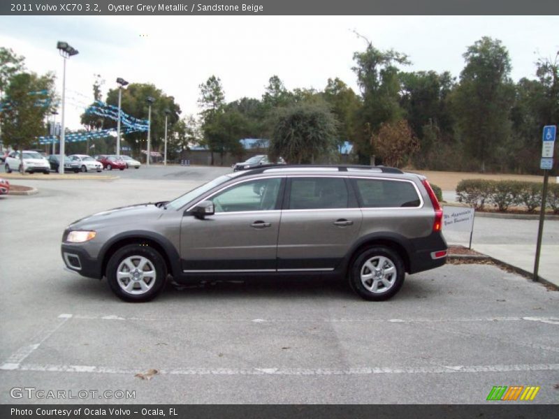 Oyster Grey Metallic / Sandstone Beige 2011 Volvo XC70 3.2