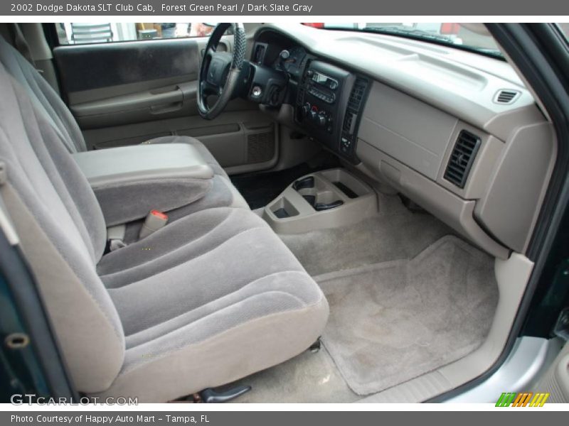 Forest Green Pearl / Dark Slate Gray 2002 Dodge Dakota SLT Club Cab