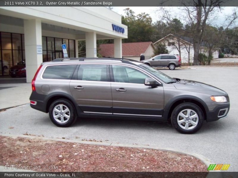 Oyster Grey Metallic / Sandstone Beige 2011 Volvo XC70 3.2