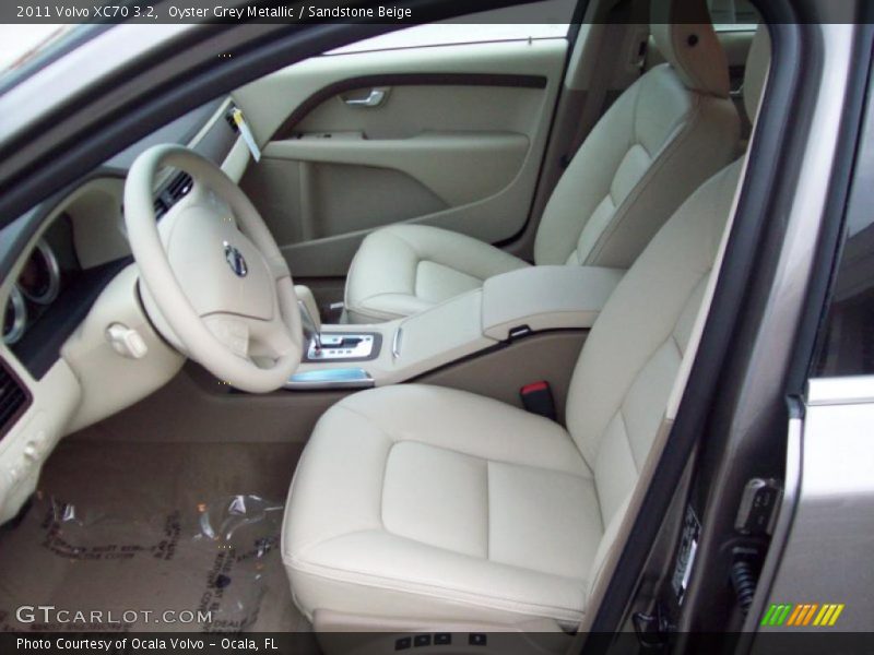 Oyster Grey Metallic / Sandstone Beige 2011 Volvo XC70 3.2