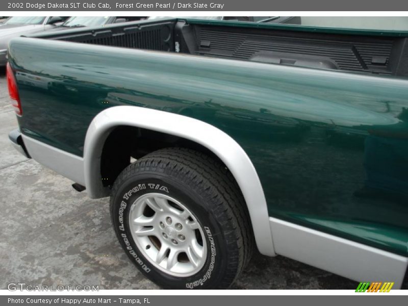 Forest Green Pearl / Dark Slate Gray 2002 Dodge Dakota SLT Club Cab