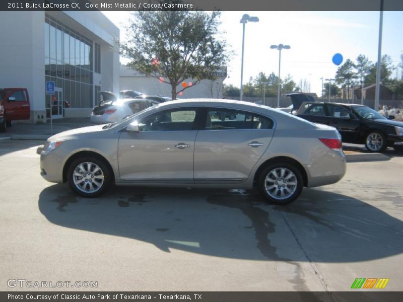 Gold Mist Metallic / Cocoa/Cashmere 2011 Buick LaCrosse CX