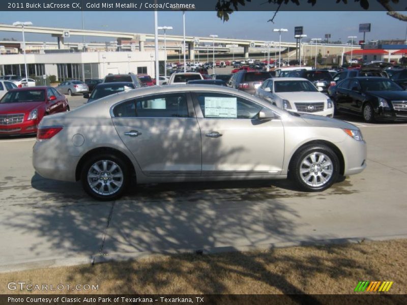 Gold Mist Metallic / Cocoa/Cashmere 2011 Buick LaCrosse CX