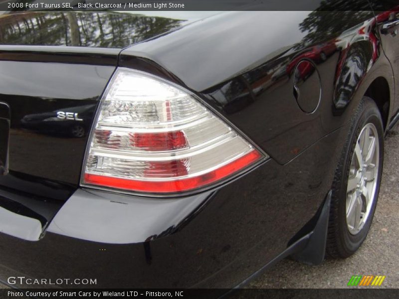 Black Clearcoat / Medium Light Stone 2008 Ford Taurus SEL