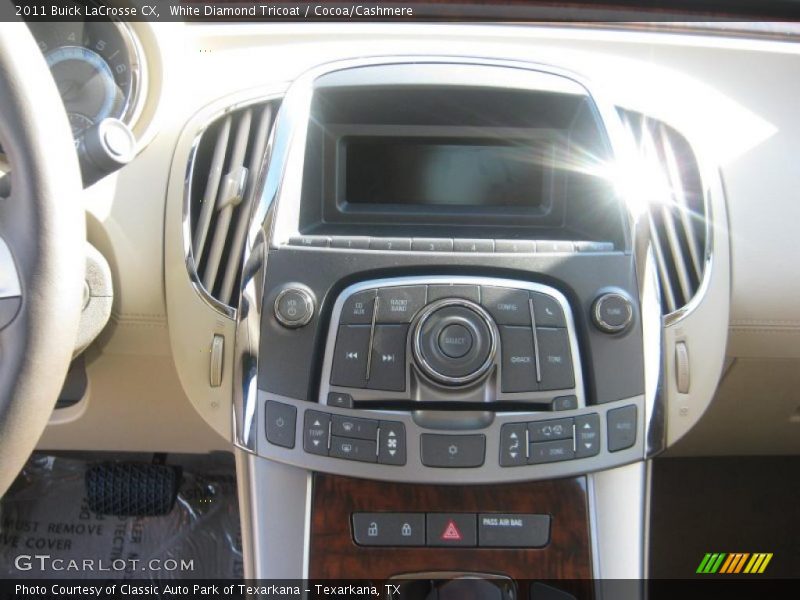 Controls of 2011 LaCrosse CX
