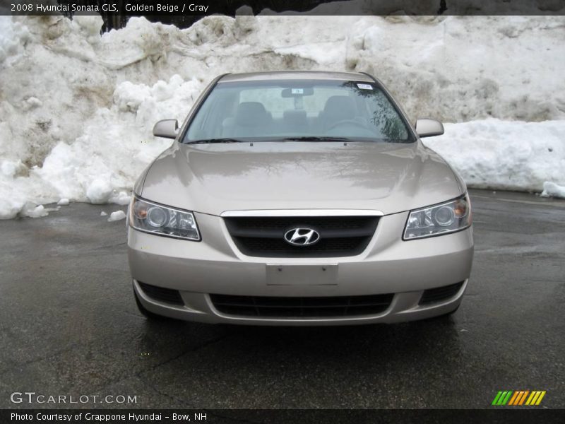 Golden Beige / Gray 2008 Hyundai Sonata GLS