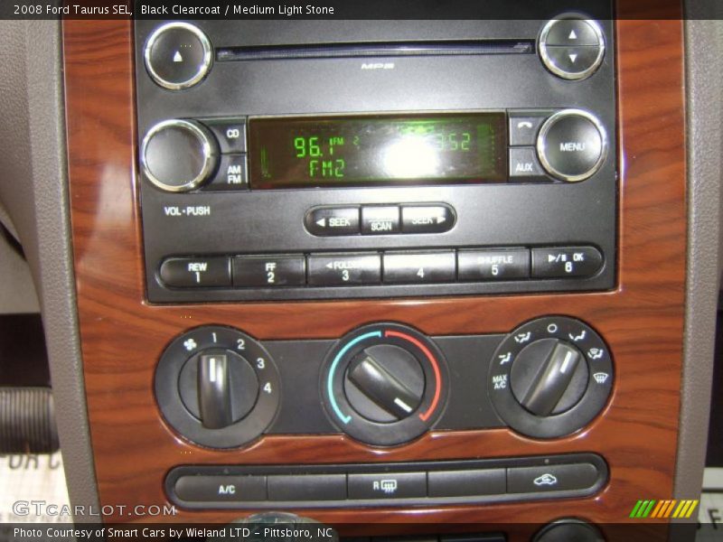 Black Clearcoat / Medium Light Stone 2008 Ford Taurus SEL