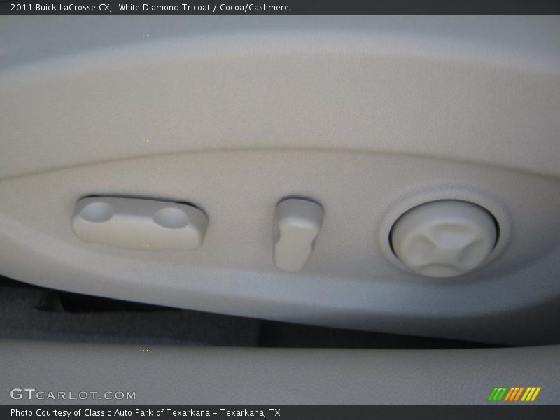 White Diamond Tricoat / Cocoa/Cashmere 2011 Buick LaCrosse CX