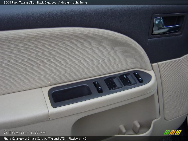 Black Clearcoat / Medium Light Stone 2008 Ford Taurus SEL