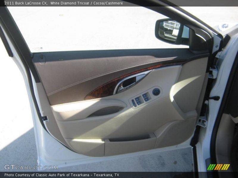 White Diamond Tricoat / Cocoa/Cashmere 2011 Buick LaCrosse CX