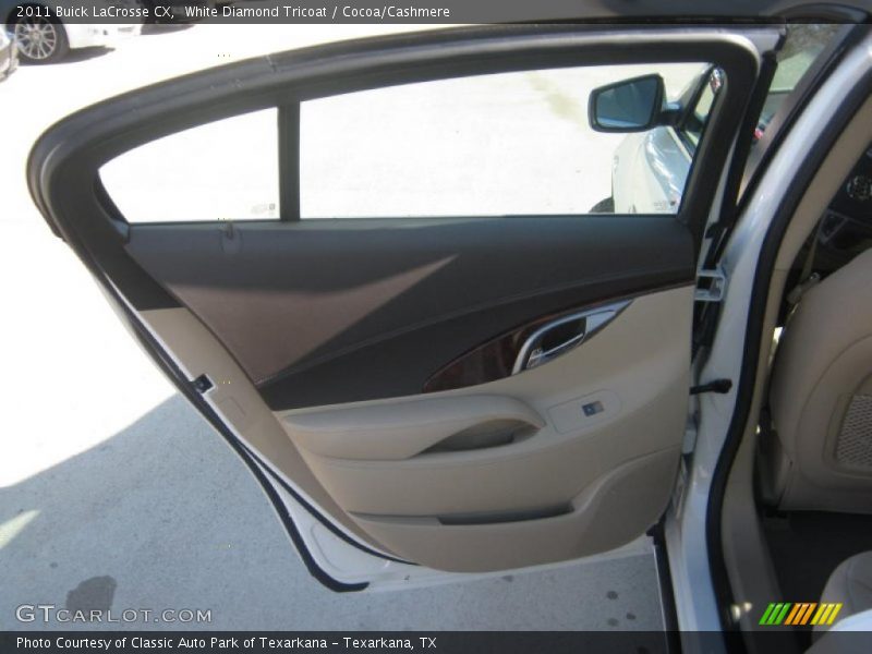 White Diamond Tricoat / Cocoa/Cashmere 2011 Buick LaCrosse CX
