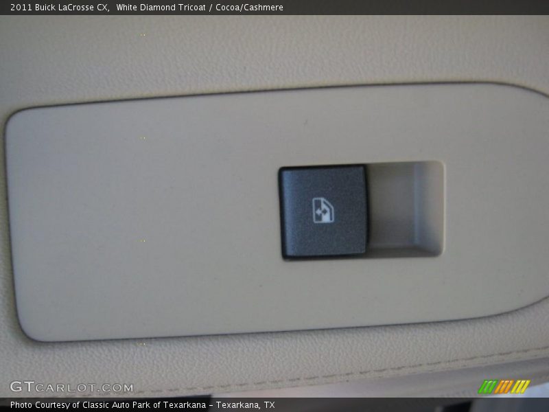 White Diamond Tricoat / Cocoa/Cashmere 2011 Buick LaCrosse CX