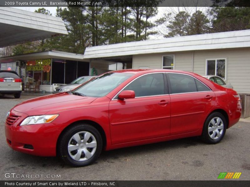 Barcelona Red Metallic / Ash 2009 Toyota Camry LE