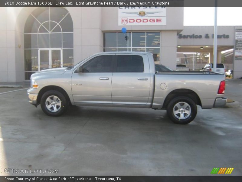 Light Graystone Pearl / Dark Slate/Medium Graystone 2010 Dodge Ram 1500 SLT Crew Cab