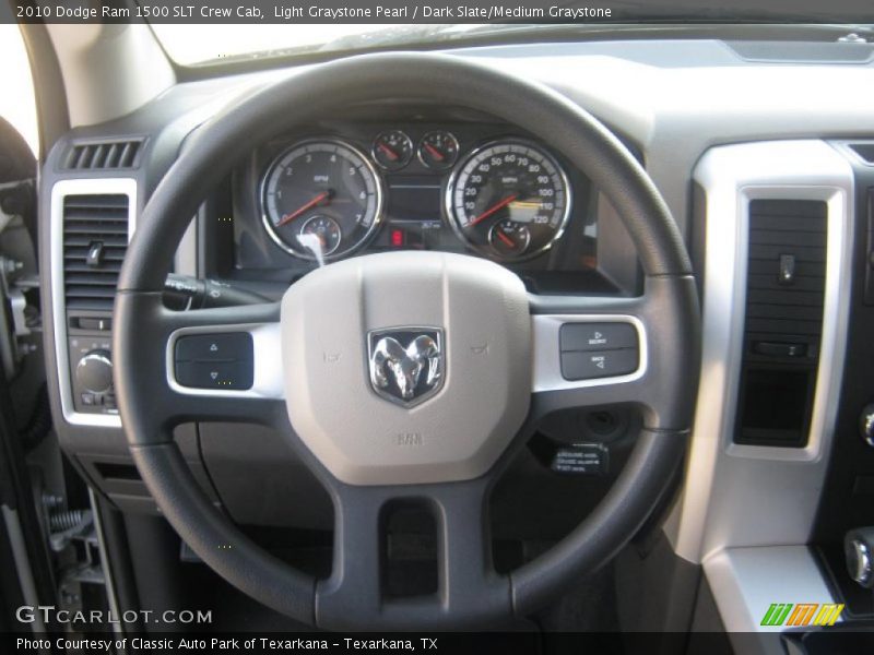 Light Graystone Pearl / Dark Slate/Medium Graystone 2010 Dodge Ram 1500 SLT Crew Cab
