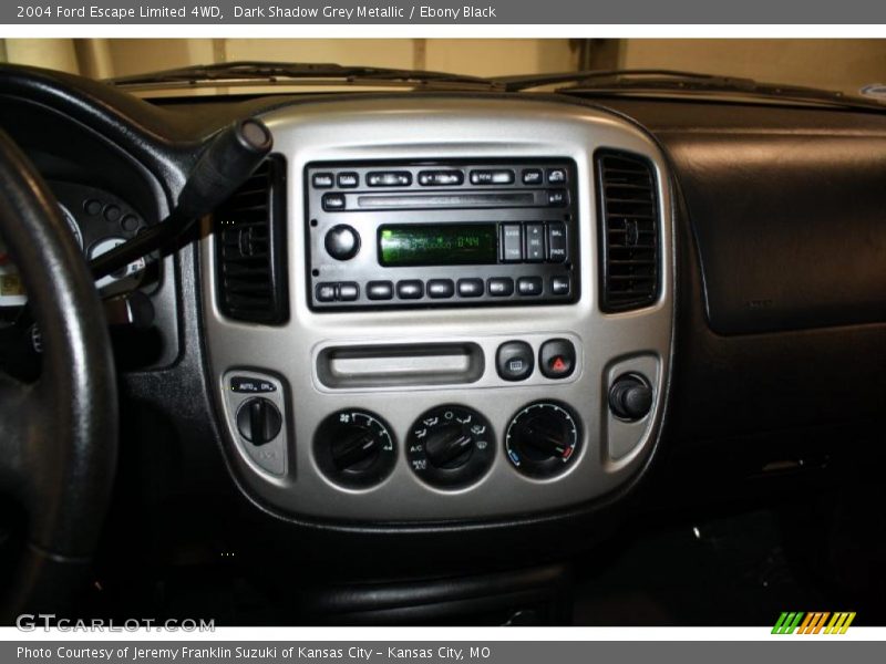 Dark Shadow Grey Metallic / Ebony Black 2004 Ford Escape Limited 4WD