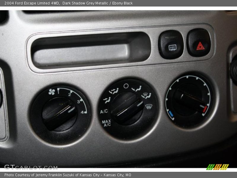 Dark Shadow Grey Metallic / Ebony Black 2004 Ford Escape Limited 4WD