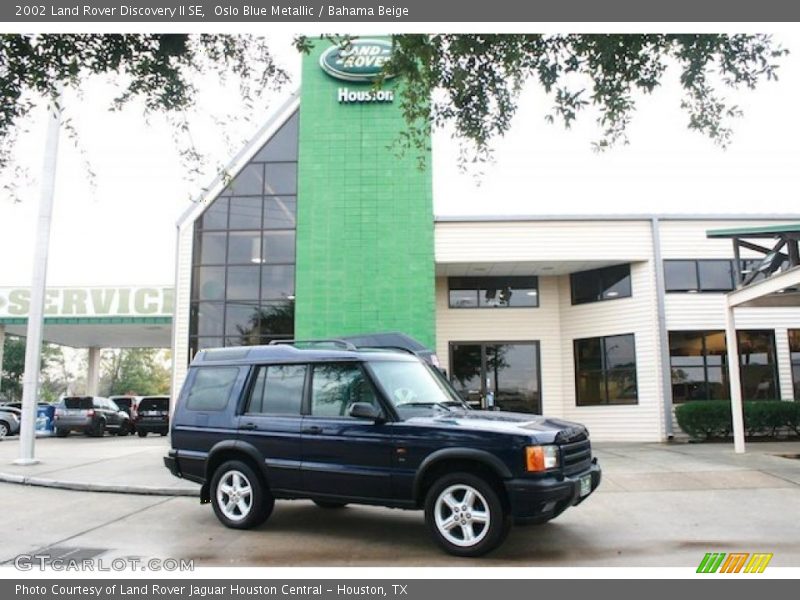 Oslo Blue Metallic / Bahama Beige 2002 Land Rover Discovery II SE