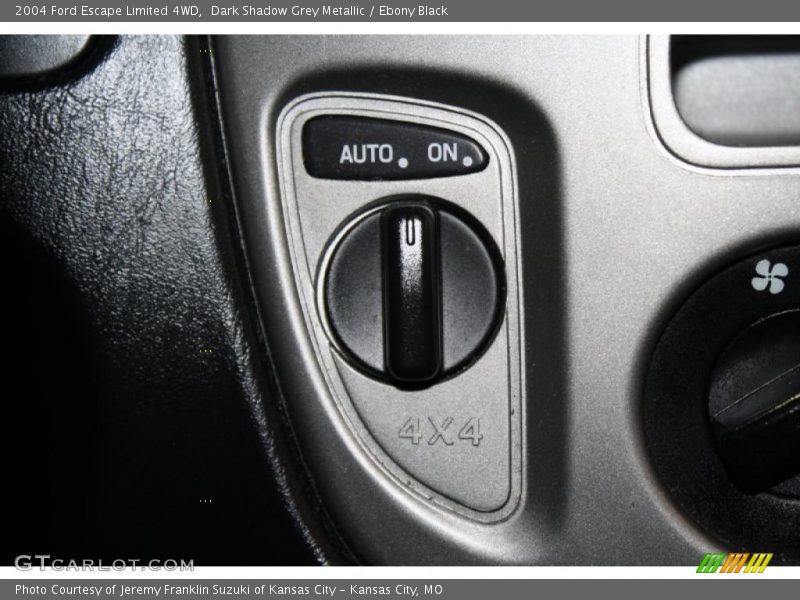 Dark Shadow Grey Metallic / Ebony Black 2004 Ford Escape Limited 4WD