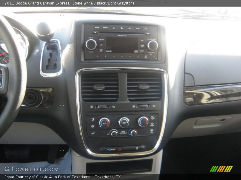 Controls of 2011 Grand Caravan Express