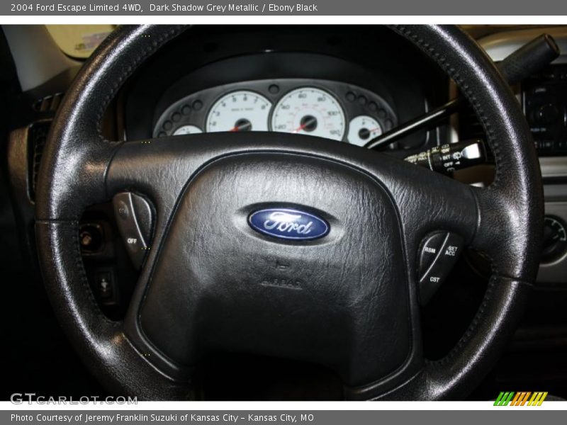Dark Shadow Grey Metallic / Ebony Black 2004 Ford Escape Limited 4WD