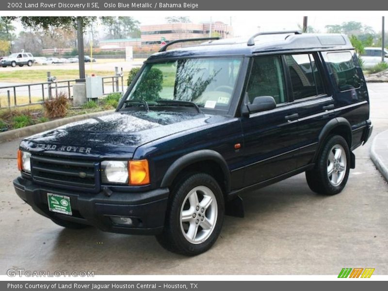 Oslo Blue Metallic / Bahama Beige 2002 Land Rover Discovery II SE