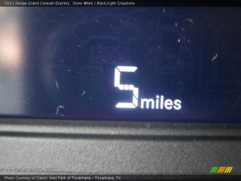 Stone White / Black/Light Graystone 2011 Dodge Grand Caravan Express