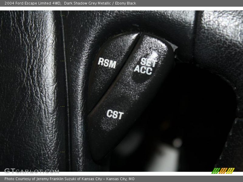 Dark Shadow Grey Metallic / Ebony Black 2004 Ford Escape Limited 4WD