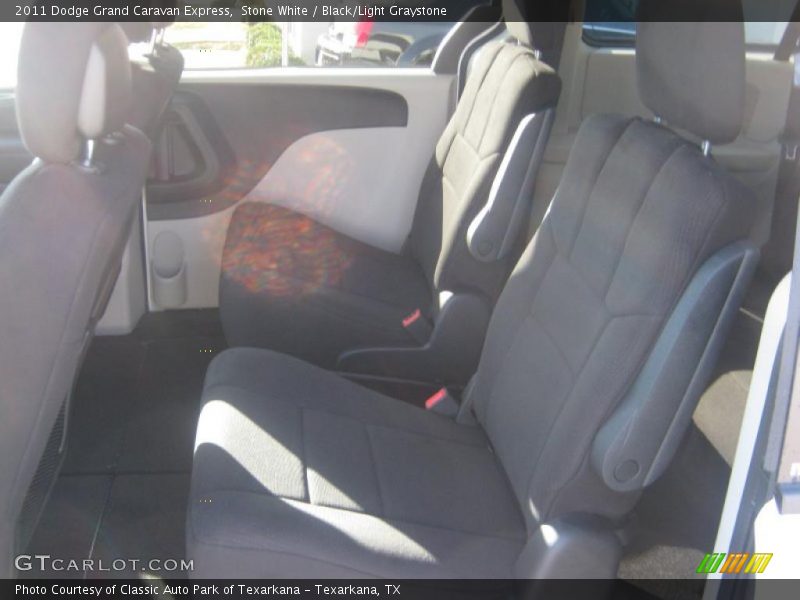 Stone White / Black/Light Graystone 2011 Dodge Grand Caravan Express