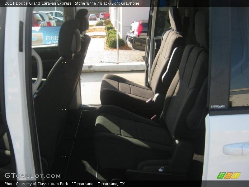 Stone White / Black/Light Graystone 2011 Dodge Grand Caravan Express