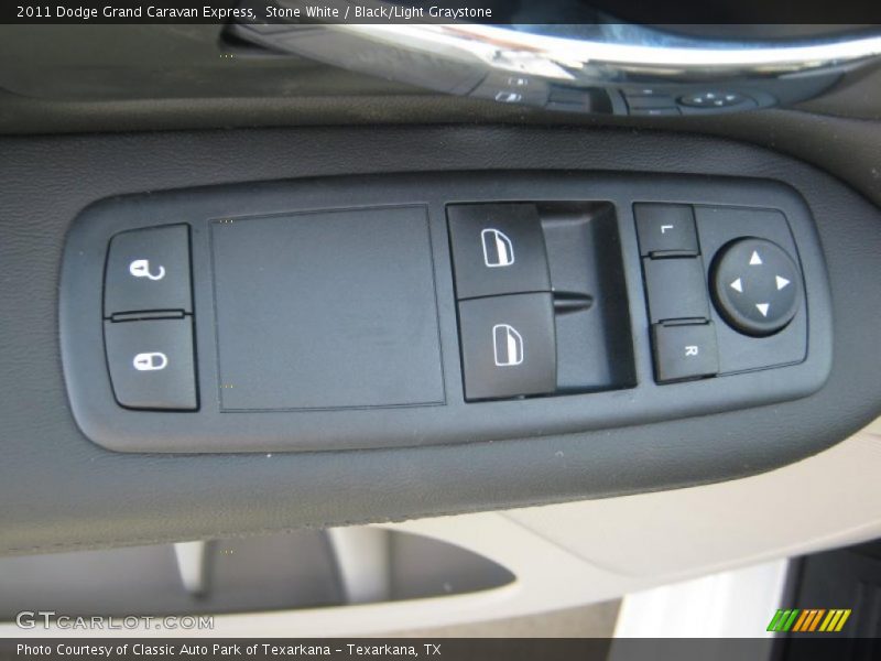 Stone White / Black/Light Graystone 2011 Dodge Grand Caravan Express