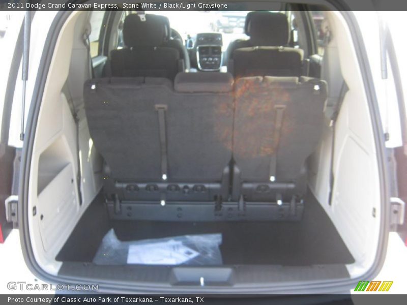Stone White / Black/Light Graystone 2011 Dodge Grand Caravan Express