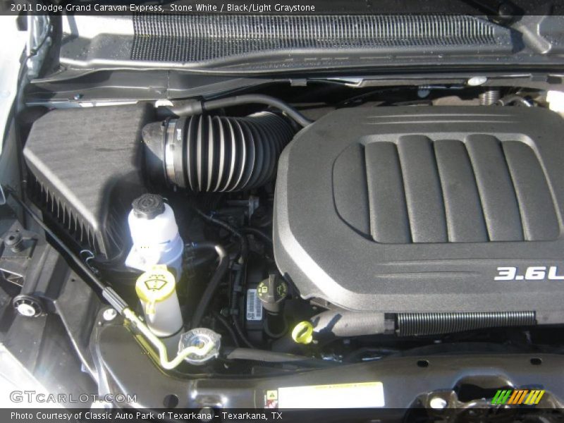  2011 Grand Caravan Express Engine - 3.6 Liter DOHC 24-Valve VVT Pentastar V6