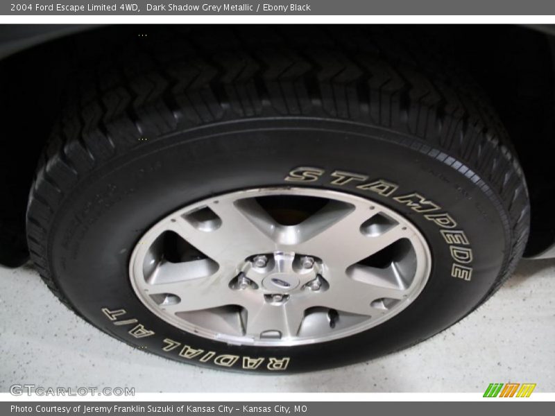 Dark Shadow Grey Metallic / Ebony Black 2004 Ford Escape Limited 4WD