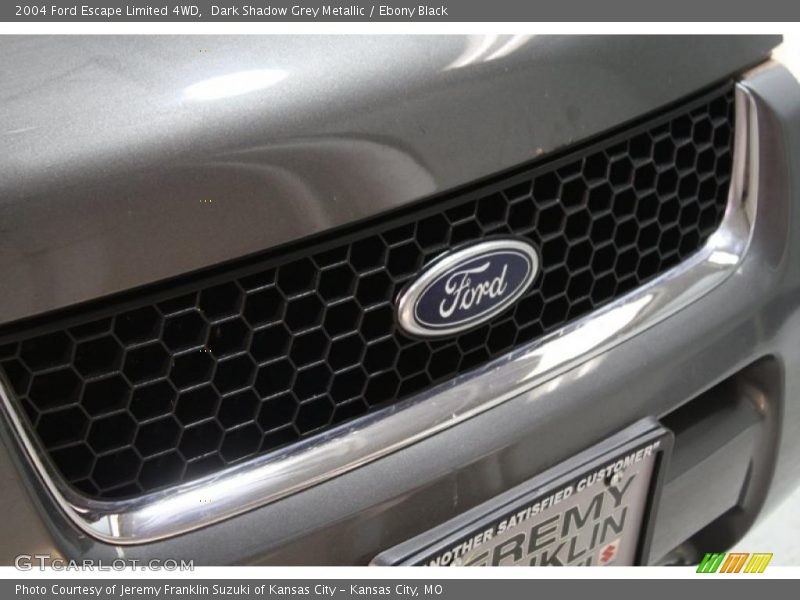 Dark Shadow Grey Metallic / Ebony Black 2004 Ford Escape Limited 4WD