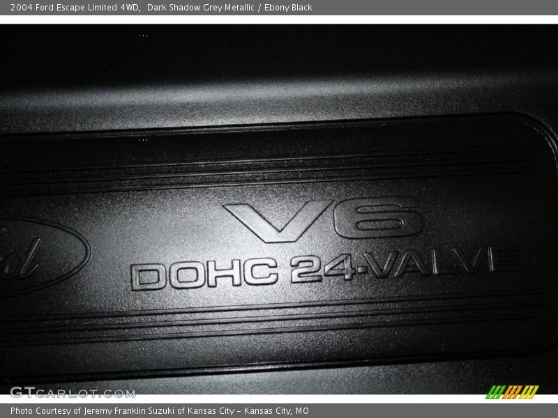 Dark Shadow Grey Metallic / Ebony Black 2004 Ford Escape Limited 4WD