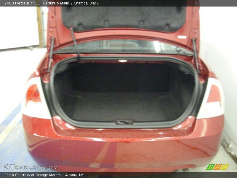 Redfire Metallic / Charcoal Black 2008 Ford Fusion SE