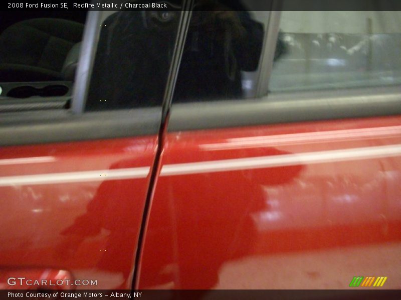 Redfire Metallic / Charcoal Black 2008 Ford Fusion SE