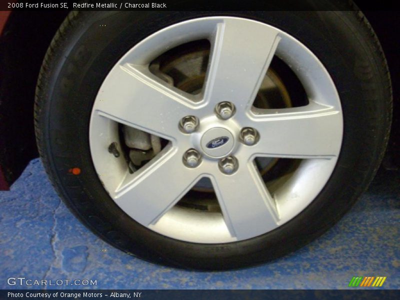 Redfire Metallic / Charcoal Black 2008 Ford Fusion SE