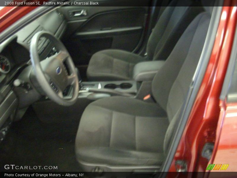 Redfire Metallic / Charcoal Black 2008 Ford Fusion SE