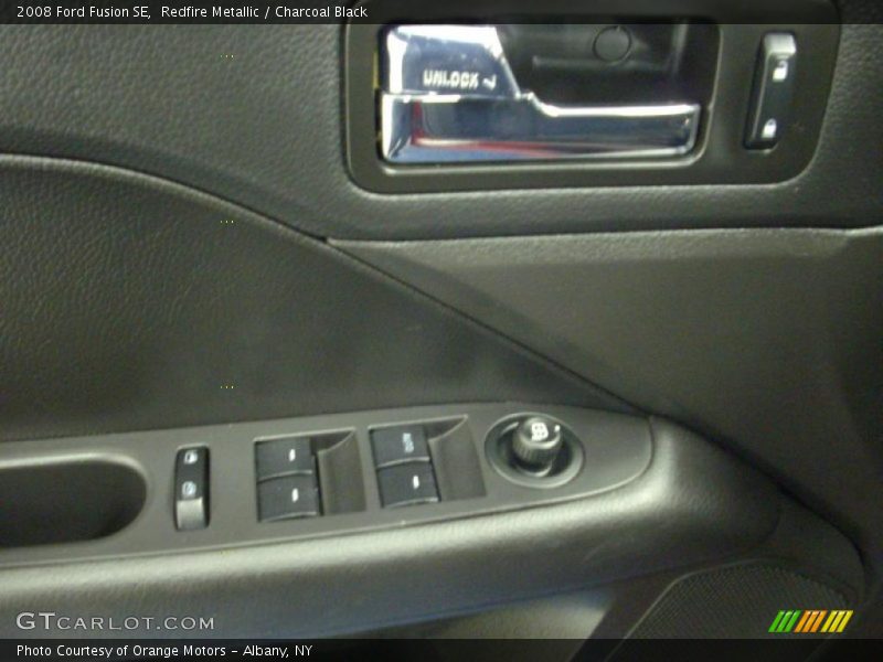 Redfire Metallic / Charcoal Black 2008 Ford Fusion SE