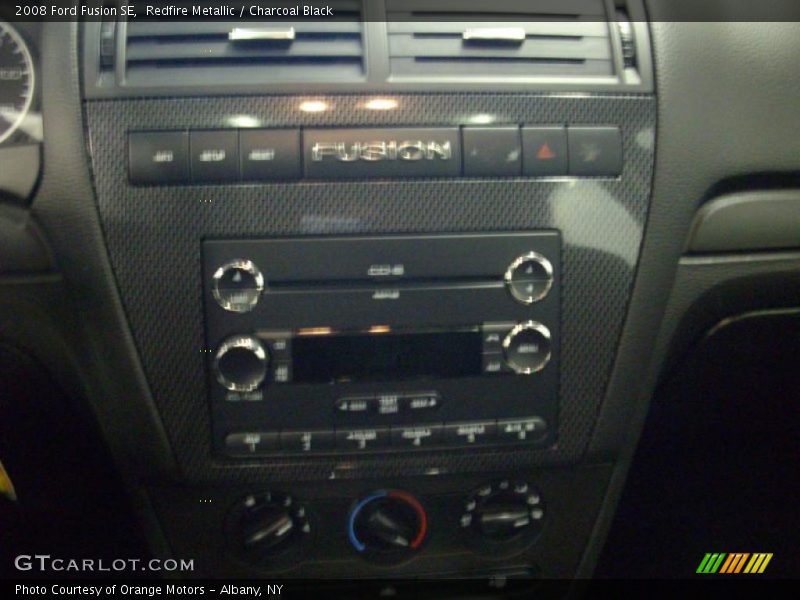 Redfire Metallic / Charcoal Black 2008 Ford Fusion SE