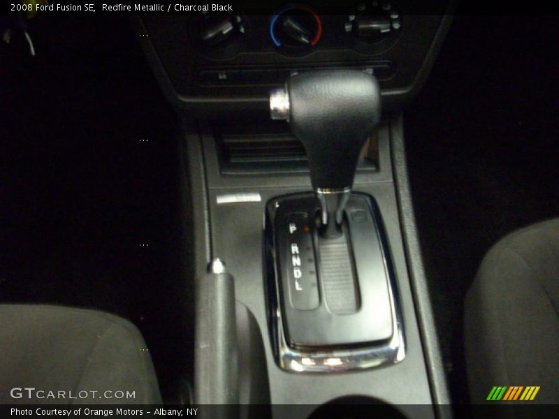 Redfire Metallic / Charcoal Black 2008 Ford Fusion SE