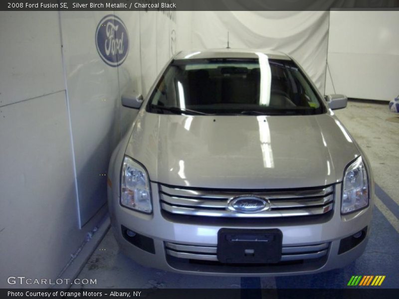 Silver Birch Metallic / Charcoal Black 2008 Ford Fusion SE
