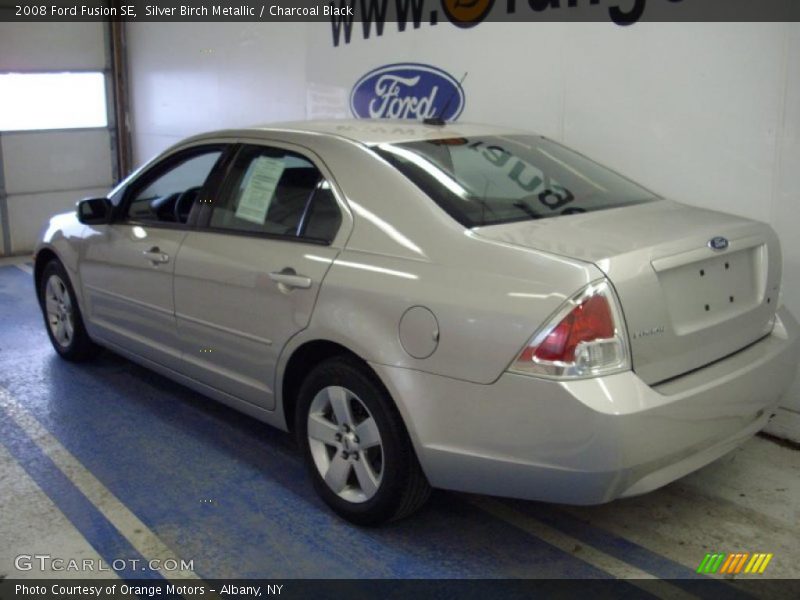 Silver Birch Metallic / Charcoal Black 2008 Ford Fusion SE