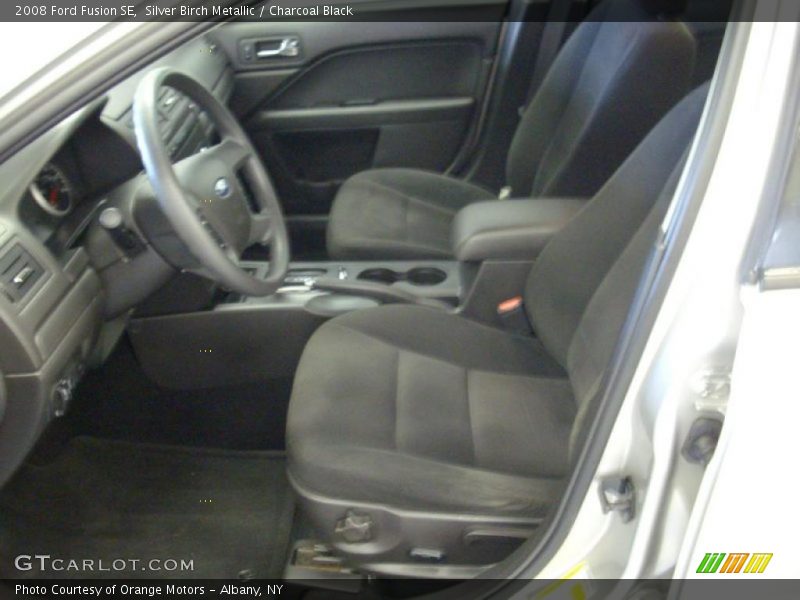 Silver Birch Metallic / Charcoal Black 2008 Ford Fusion SE