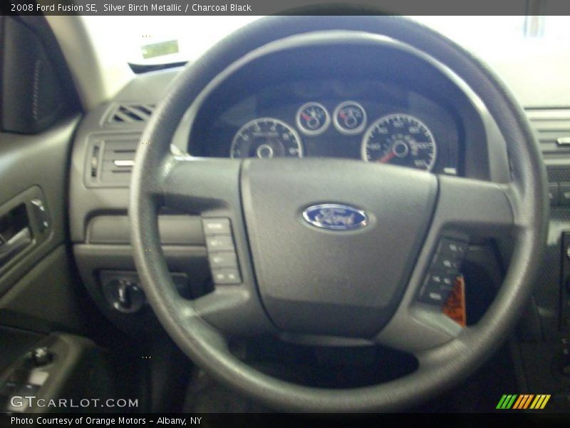 Silver Birch Metallic / Charcoal Black 2008 Ford Fusion SE
