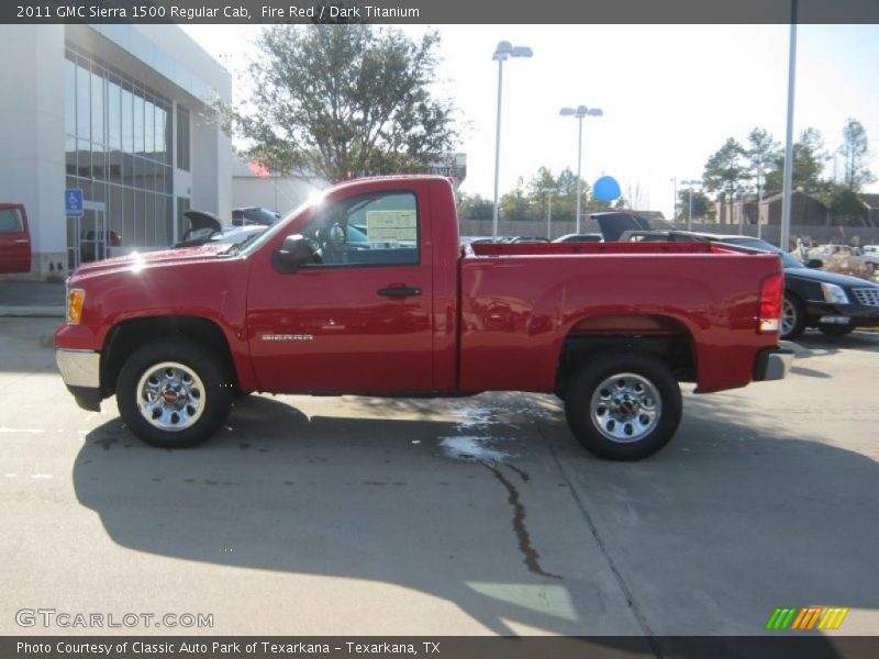 Fire Red / Dark Titanium 2011 GMC Sierra 1500 Regular Cab