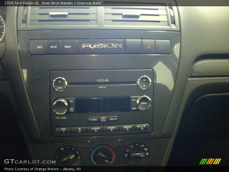 Silver Birch Metallic / Charcoal Black 2008 Ford Fusion SE